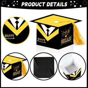 Cajas <span class=keywords><strong>de</strong></span> Regalo para Graduación 2026 al por Mayor <span class=keywords><strong>con</strong></span> Borla, Cajas <span class=keywords><strong>de</strong></span> Regalo Negras y Doradas para Fiestas <span class=keywords><strong>de</strong></span> Graduación - Product Image 3