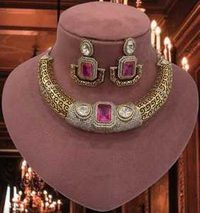 Conjunto de Gargantilla Tradicional Estilo Indio, Joyería Clásica para Bodas, Fiestas y Compromisos para Mujer, Accesorios - Product Image 5