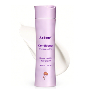 Après-shampoing à la kératine végétale pour la réparation et la nutrition des cheveux, crème adoucissante et lissante - Product Image 3