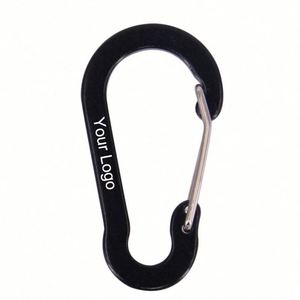 Gancho de Resorte Metálico Personalizado para Camping, de Aleación de Aluminio Resistente y Plano # 5 Mosquetones con Forma de Calabaza con Logotipo Personalizado Grabado con Láser - Product Image 1