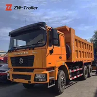 Used Shacman Dump Tipper Truck, Heavy Duty, 6x4, 10 Wheels