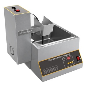 Machine à fondre le chocolat entièrement automatique, commerciale, compacte, à roue continue, pour la tempérage et la fusion du chocolat - Product Image 3