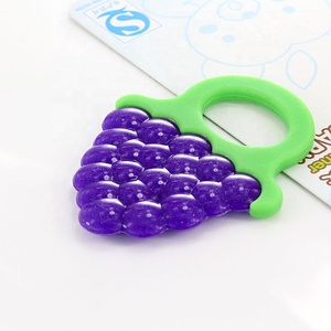Anneau de dentition pour bébé en silicone sans BPA, motif ours <span class=keywords><strong>pomme</strong></span>, qualité alimentaire, pour les molaires - Product Image 6