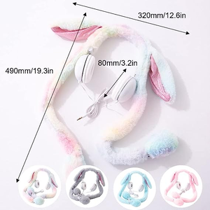 أربطة رأس LED LINX مضيئة متحركة سماعة رأس لطيفة مناسبة للحفلات سماعة أذن وسماعة رأس سلكية - Product Image 3