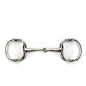 ชิ้นส่วนปากหวานสำหรับม้าทำจากสเตนเลสสตีลสำหรับขี่ม้ามีห่วงใส่ก้นไข่ทนทาน - Product Image 2