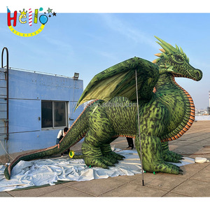 Riesiges Aufblasbares Dekorationsmodell Chinatown Pterosaurier Aufblasbarer Grüner Drache Dinosaurier zum Verkauf - Product Image 4
