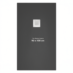 Plato de Ducha Emotion Line Serenity Rectangular 90 x 100 cm Grafito 7016 - Product Image 2
