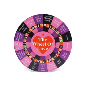 Nouvelle <span class=keywords><strong>roulette</strong></span> de l'amour miniature à succès, jeu de fête portable, cadeau, jeux amusants, jeu de bingo à boire, jouets sexuels pour couples adultes - Product Image 1