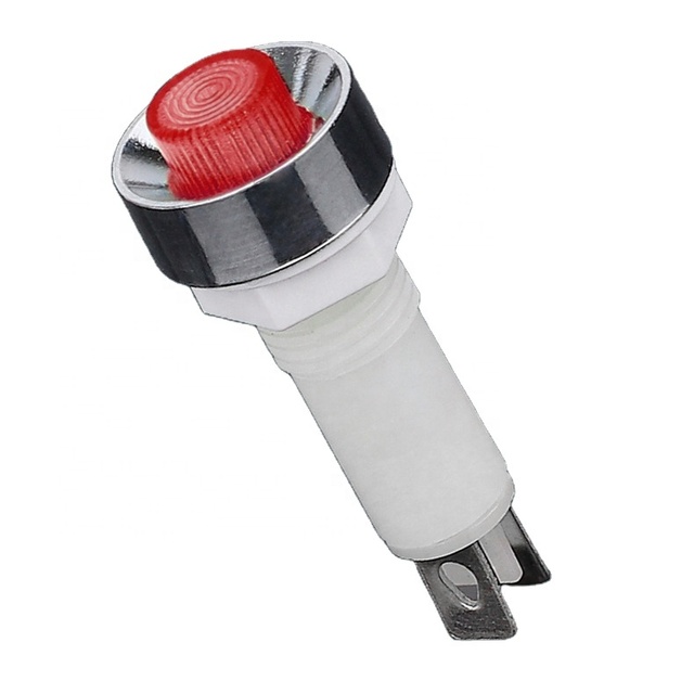 10mm Nhc Indicator Light Led Signal Lamp With Wire 3/6/12/24/36/110/220/380V