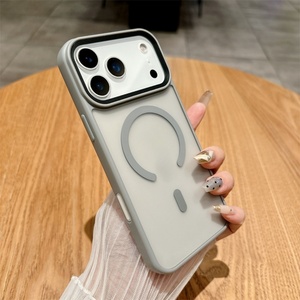 Translucent Magnetic Skin Feeling Shockproof Matte Frosted Mobile Phone <b>Case</b> Is Suitable for iPhone 17 16 Promax Cell Back Cover - Product Image 5