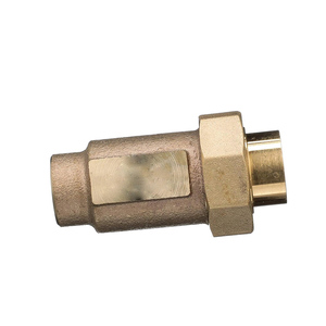 Vanne à <span class=keywords><strong>clapet</strong></span> double résistante à la corrosion, entrée et sortie FNPT 1/2\", bronze à faible teneur en plomb, pour systèmes d'<span class=keywords><strong>eau</strong></span> <span class=keywords><strong>potable</strong></span>, montage horizontal/vertical - Product Image 4