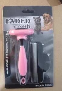 Peine para Mascotas con Logotipo Personalizado al por Mayor, Herramienta de Plástico para Masajear, Eliminar Pelo Muerto y Desenredar para Perros, Gatos y Conejos - Product Image 6