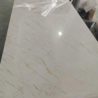 Lujosa Lámina Floral Clásica de PVC UV 3D para Hotel, Sala de Estar, Baño y Apartamento