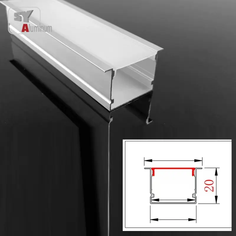 Perfil de aluminio directo de fábrica Foshan, tira Led, perfil de canal Led, fácil instalación, perfil Led de aluminio OEM, Canal U