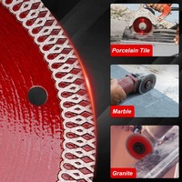 Disque de coupe LITTLE ANT Factory de 5 pouces (125 mm), lame diamantée super tranchante pour carrelage en porcelaine, céramique, briques vitrifiées