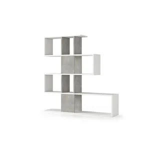 Vente en gros de livres en bois multifonctionnels, bibliothèque de maison, bibliothèque industrielle en bois avec étagères - Product Image 1