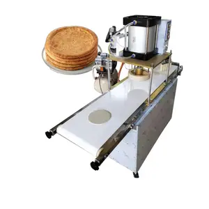 Pancake Maker máquina formadora de pasteles finos Máquina circular para pasteles de trigo Pizza de masa prensada