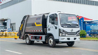 Compacteurs de déchets Dongfeng 8m3 camions à ordures à compression