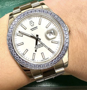 ساعة ميكانيكية عالية الجودة 904L من الفولاذ المقاوم للصدأ ، غطاس رياضي ، ساعة ETA ، كريستال الياقوت ، مؤشر مقاوم للماء - Product Image 5