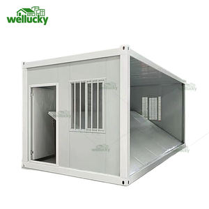 Maison en conteneur pliable et durable Maison mobile Unité préfabriquée résistante au vent et au feu pour le marché <span class=keywords><strong>africain</strong></span> et le logement des travailleurs - Product Image 2