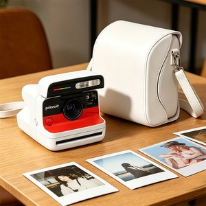 Sac pour <span class=keywords><strong>appareil</strong></span> <span class=keywords><strong>photo</strong></span> instantané <span class=keywords><strong>polaroid</strong></span> Flip, sac à bandoulière en cuir pu, sac de rangement anti-poussière, étui de protection résistant aux rayures - Product Image 1