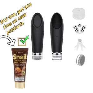 <span class=keywords><strong>Kit</strong></span> <span class=keywords><strong>Profesional</strong></span> de Cepillo de <span class=keywords><strong>Limpieza</strong></span> <span class=keywords><strong>Facial</strong></span> Eléctrico de Silicona, Exfoliante, Limpiador, Coco y Papaya, Antienvejecimiento Profundo, Antiarrugas - Product Image 3
