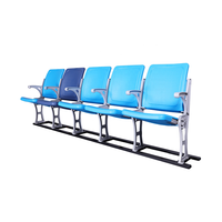 Chaises pliantes en plastique pour sports de plein air, siège de stade rembourré