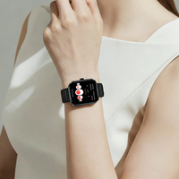 Smartwatch Quadrato H71 con Display TFT, Impermeabile IP67, Cinturino in Silicone - Monitoraggio del Sonno e dell'Attività, Promemoria Chiamate