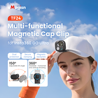Support compact et portable pour Nano Dual Protection, clip magnétique multifonctionnel pour caméra Insta360 GO Ultra Sport, accessoire