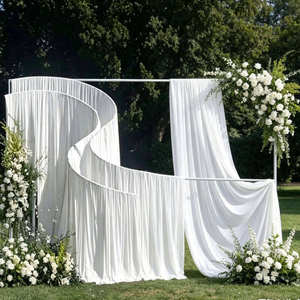 S-shaped Curved Metal <b>Bracket</b> Wedding & Event Background Decor Stand Stage <b>Hanging</b> Decoration Frame - Product Image 1