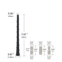 Varilla de mástil de antena de 7 pulgadas para Jeep Cherokee Liberty KK KL Wrangler JK JL modelo 50191100AB/AA antenas de comunicación