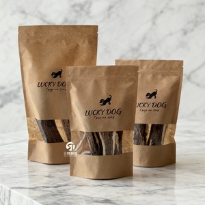 Bolsas de Embalaje para Alimentos para Mascotas, Personalizadas OEM/ODM, de Lujo, Ecológicas, de Papel Kraft y Plástico con Ventana, con Cinta y Control de Olores para Perros y Gatos - Product Image 5