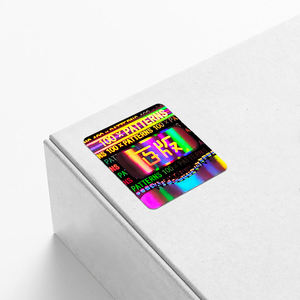 Etiqueta adhesiva de seguridad holográfica 3D de color verdadero con logotipo personalizado, etiquetas de embalaje Premium - Product Image 6