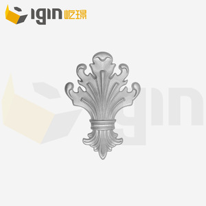 Centro de Flor Decorativo de Aluminio para Puerta, Valla, Jardín, Villa, Estilo Europeo, Material 6063T5, Fácil Instalación - Product Image 2