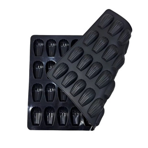 Moule à pâtisserie en silicone, moules à muffins en forme de coquille, d'hémisphère et de cœur |   Plateau de cuisson DIY antiadhésif et réutilisable en silicone de qualité alimentaire - Product Image 6