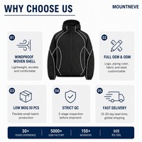 Conjunto de chándal para hombre con chaqueta con capucha y cremallera completa con ribetes en contraste y pantalones jogger, de tejido de caparazón oversize, estilo streetwear, fabricación personalizada