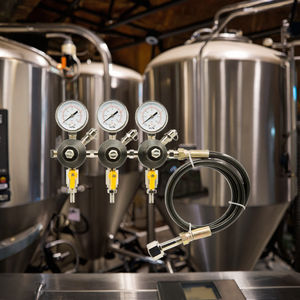 Regulador de cerveza <span class=keywords><strong>CO2</strong></span> de 4 vías de alta presión <span class=keywords><strong>digital</strong></span> portátil al por mayor regulador de presión primario de latón ajustable para cervezas - Product Image 5