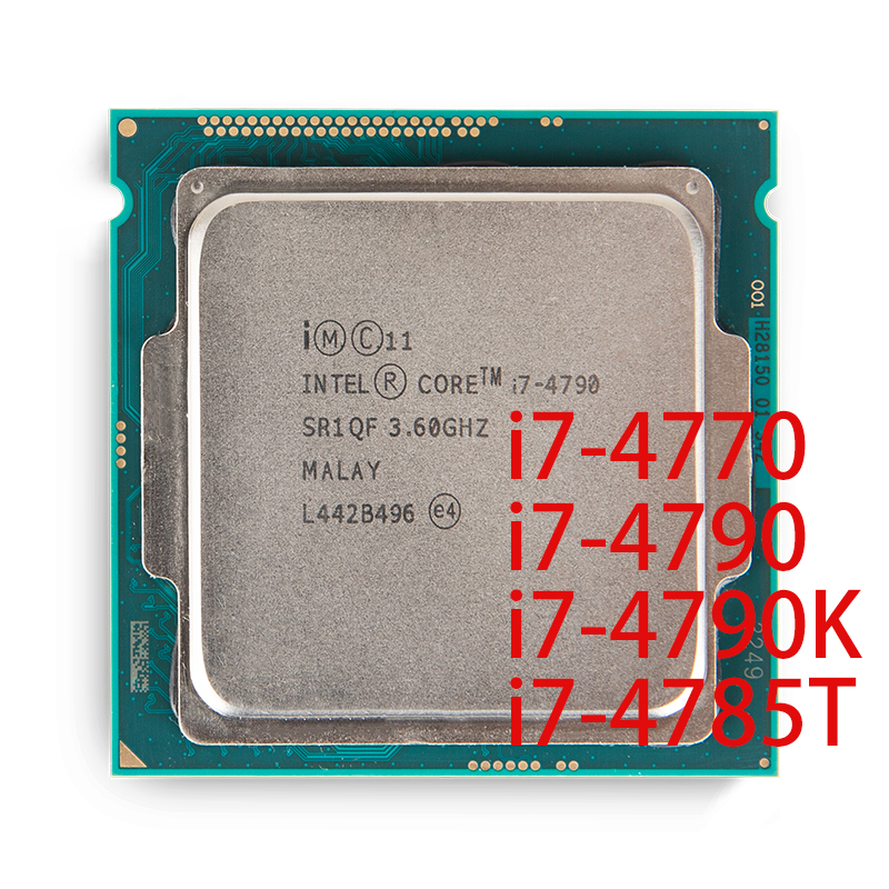 i7 processor desktop For Intel i7-4790 i7 4790 SR1QF LGA1150 84w 3.6GHz 8MB for Intel 7th Generation Processor