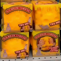 Mainan Squishy Keju Grosir untuk Menghilangkan Stres dan Dekompresi, Mainan Fidget Promosi untuk Anak-anak dan Dewasa
