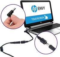 Adaptateur de chargeur DC de 7,4*5,0 mm à 4,5*3,0 mm, câble de remplacement pour connecteur d'alimentation DC pour HP Blue Tips