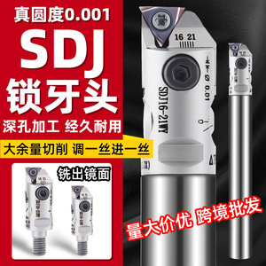 Dasan sdj หัวเจาะที่มีความแม่นยำ16 21 Tnmg160408 Cat40สำหรับการเจาะรูลึก - Product Image 1