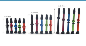 ชุดบอดี้วาล์วเพอร์สตาแบบไม่มียางในอลูมิเนียมสีสันสดใสสำหรับวาล์วยางรถจักรยานเสือภูเขา - Product Image 2