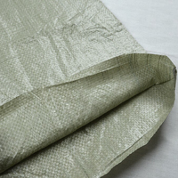 Sac de sable en Pp tissé avec impression personnalisée, emballage vert, grande taille, emballage Carton de bonne qualité, rangement des ordures, vente en gros