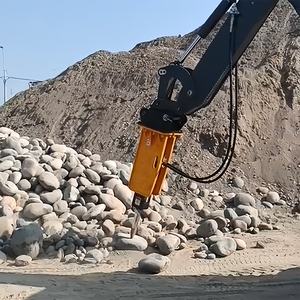 Bouwmachines Werken Bevestiging 3-7 Ton <span class=keywords><strong>Backhoe</strong></span> <span class=keywords><strong>Loader</strong></span> Sb40 Hydraulische Rots Breker Hamer - Product Image 3