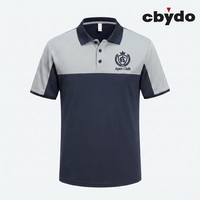 Chemises polo de golf pour hommes, décontractées et professionnelles, à manches courtes, en polyester respirant léger 160 g/m², avec broderie de logo personnalisé, Cbydo OEM ODM.