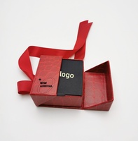 Boîte cadeau rigide à double porte haut de gamme, avec couvercle, logo personnalisé imprimé, boîte à bijoux en carton de luxe avec aimant, matériaux recyclés