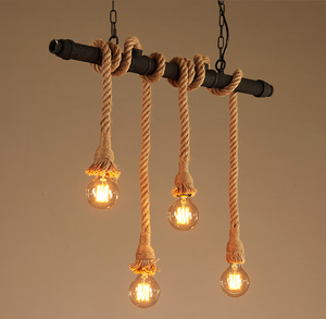 Large Industrial <b>Lighting</b> Spider <b>Pendant</b> 6/10 Hemp Light E27 Edsi Gym Industrial <b>Pendant</b> Light <b>Track</b> Modern - Product Image 1