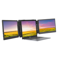 ELOAM Écran IPS Full HD 11,6 pouces, temps de réponse de 1 ms, sans cadre, 99 % de couverture RGB, 60 Hz, extension d'écran triple, Plug & Play, ordinateur portable, 2 haut-parleurs