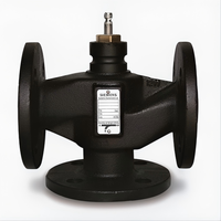 Vanne à soupape sphérique électrique à trois voies à brides SIEMENS VXF53.50, PN25, DN50, Kvs 40, régulation en pourcentage égal, température moyenne -20~220°C ° C
