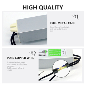 <strong>LED</strong> <strong>Strip</strong> Switch <strong>Power</strong> Supply 90-250V AC to DC 12V 0.83A Max 10W Electronic Driver Transformer Converter <strong>Adapter</strong> IP67 Waterproof - Product Image 5